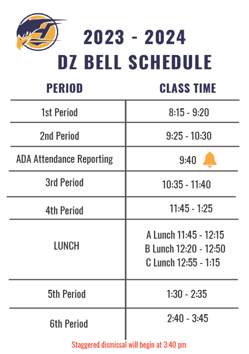 DZ bell schedule 23-24